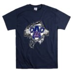 Super Dad New York Giants NY Logo Hands Ripping Open T Shirt 7.jpg