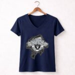 Super Dad Raiders Logo Rip 5 Womens V Neck.jpg