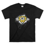Superdad Green Bay Packers Shield Superman Rip T Shirt 6.jpg