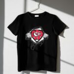 Superdad KC Chiefs Ripped Superman Logo 1 T Shirt.jpg