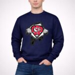 Superdad KC Chiefs Ripped Superman Logo 3 Sweatshirt.jpg