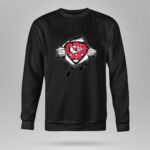 Superdad KC Chiefs Ripped Superman Logo 9 Sweatshirt.jpg