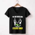 The Love Never Ends We Are A Steelers Family 7 Womens V Neck.jpg