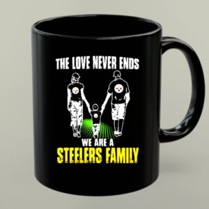 The Love Never Ends We Are A Steelers Family Mug 1.jpg