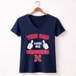 This Dad Loves His Nebraska Cornhuskers 5 Womens V Neck.jpg
