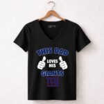 This Dad Loves His New York Giants Shirt 7 Womens V Neck.jpg