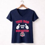 This Dad Loves His Ohio State Buckeyes 5 Womens V Neck.jpg