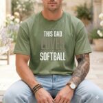 This Dad Loves Softball Comfort Colors T Shirt 3.jpg