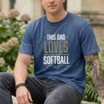 This Dad Loves Softball Comfort Colors T Shirt 8.jpg