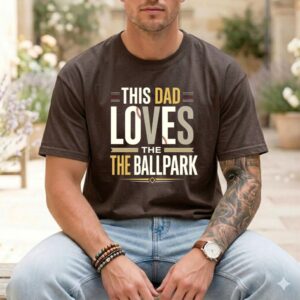 This Dad Loves The Ballpark Comfort Colors T Shirt 1.jpg