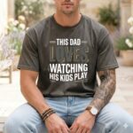 This Dad Loves Watching His Kids Play Comfort Colors T Shirt 4.jpg