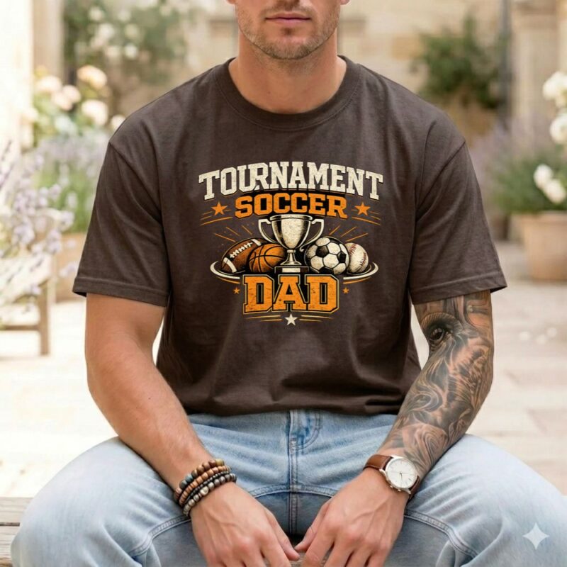 Tournament Dad Comfort Colors T Shirt 1.jpg