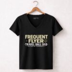 Travel Ball Dad Frequent Flyer 7 Womens V Neck.jpg