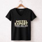 Travel Ball Dad Hotel Expert 7 Womens V Neck.jpg