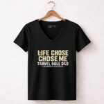 Travel Ball Dad Life Chose Me 7 Womens V Neck.jpg