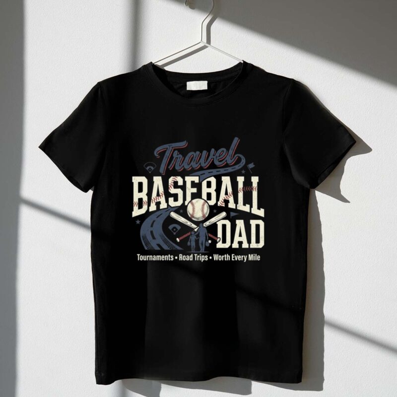 Travel Baseball Dad Vintage 1 T Shirt.jpg