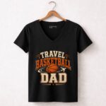 Travel Basketball Dad 7 Womens V Neck.jpg