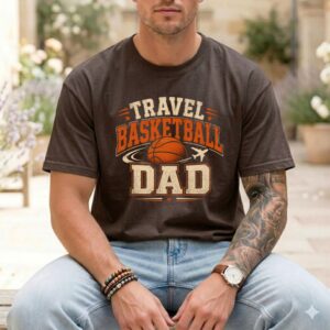 Travel Basketball Dad Comfort Colors T Shirt 1.jpg
