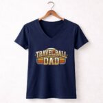 Vintage Travel Ball Dad 5 Womens V Neck.jpg