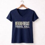 Weekend Forecast Travel Ball 5 Womens V Neck.jpg