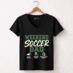 Weekend Soccer Dad 7 Womens V Neck.jpg