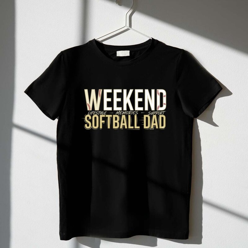 Weekend Softball Dad 1 T Shirt.jpg