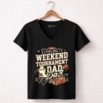Weekend Tournament Dad 7 Womens V Neck.jpg