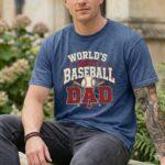 Worlds Best Baseball Dad Comfort Colors T Shirt 8.jpg