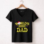 Worlds Best Dad Pittsburgh Steelers 7 Womens V Neck.jpg